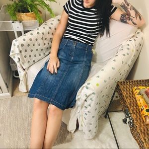 Boden Denim Midi Skirt 6